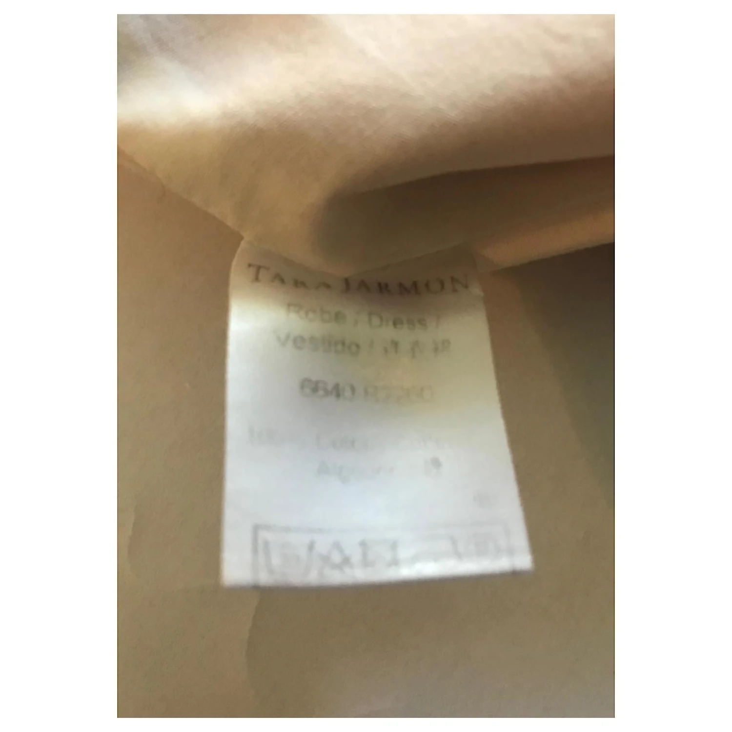 Robe Ouverte Dans Le Dos Tara Jarmon Orange 6 Robe Ouverte Dans Le Dos Tara Jarmon Orange – Image 6