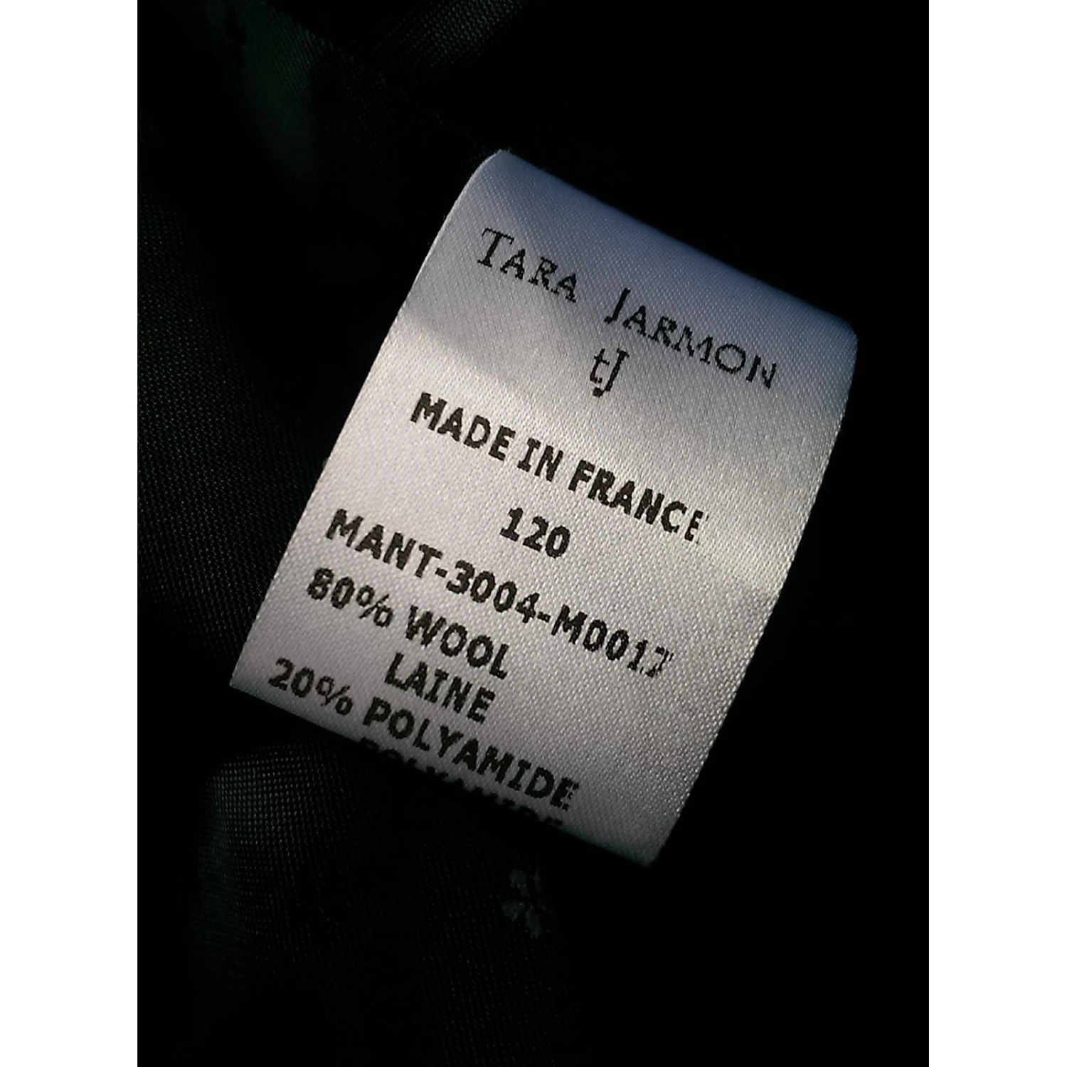 Tara Jarmon Manteaux Noir 9 Tara Jarmon Manteaux Noir – Image 9