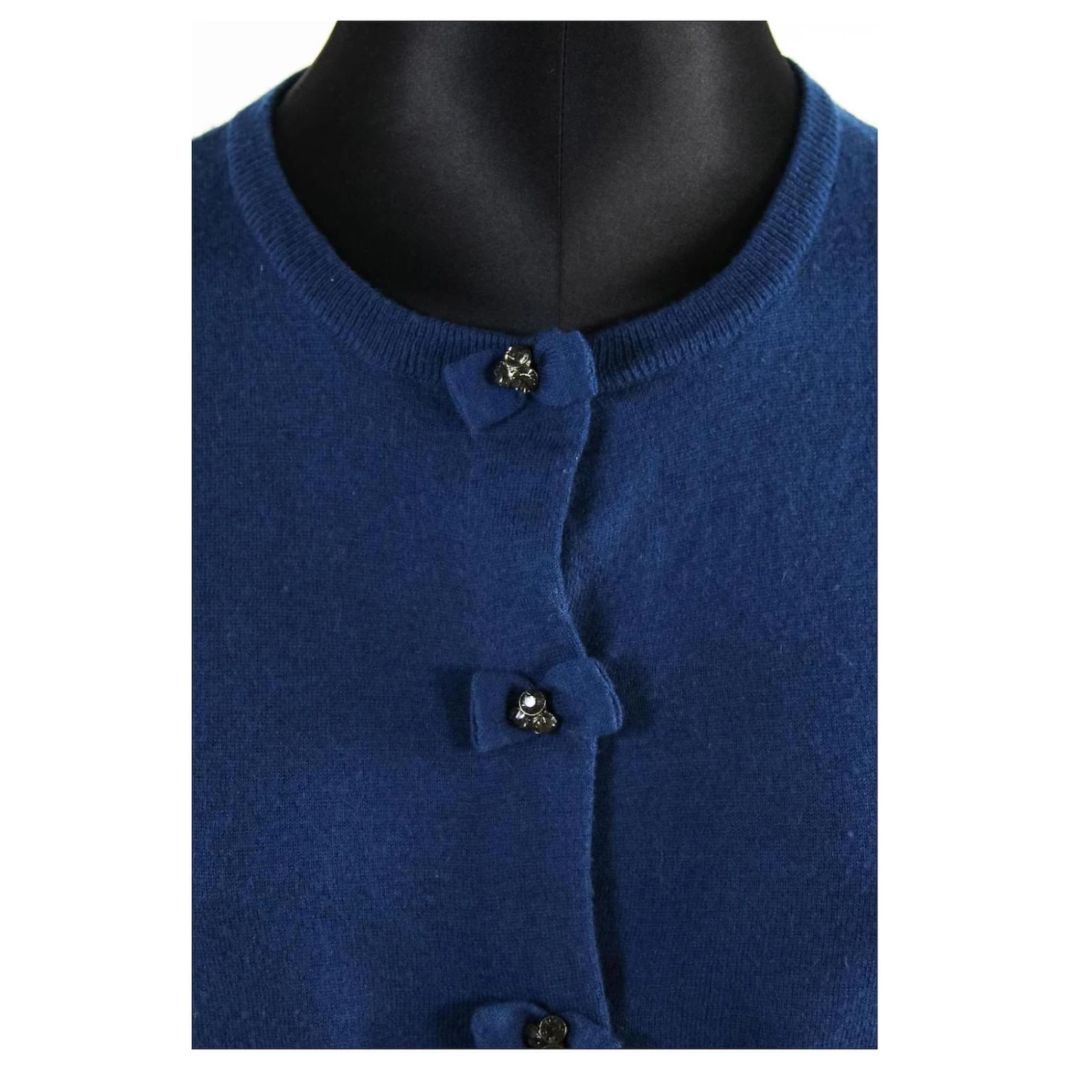 Cardigan Tara Jarmon M Bleu 4 Cardigan Tara Jarmon M Bleu – Image 4