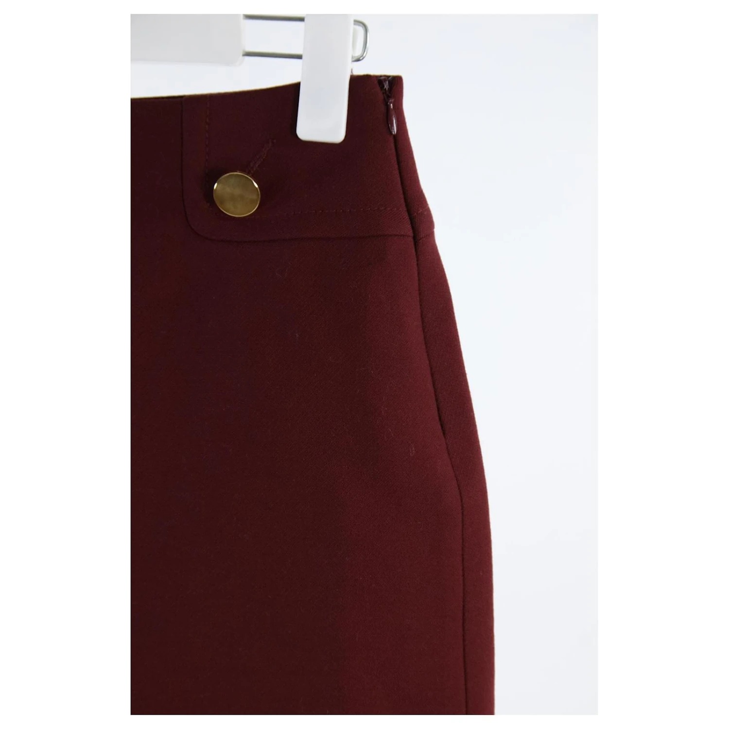 Jupe Tara Jarmon 36 Bordeaux 2 Jupe Tara Jarmon 36 Bordeaux – Image 2