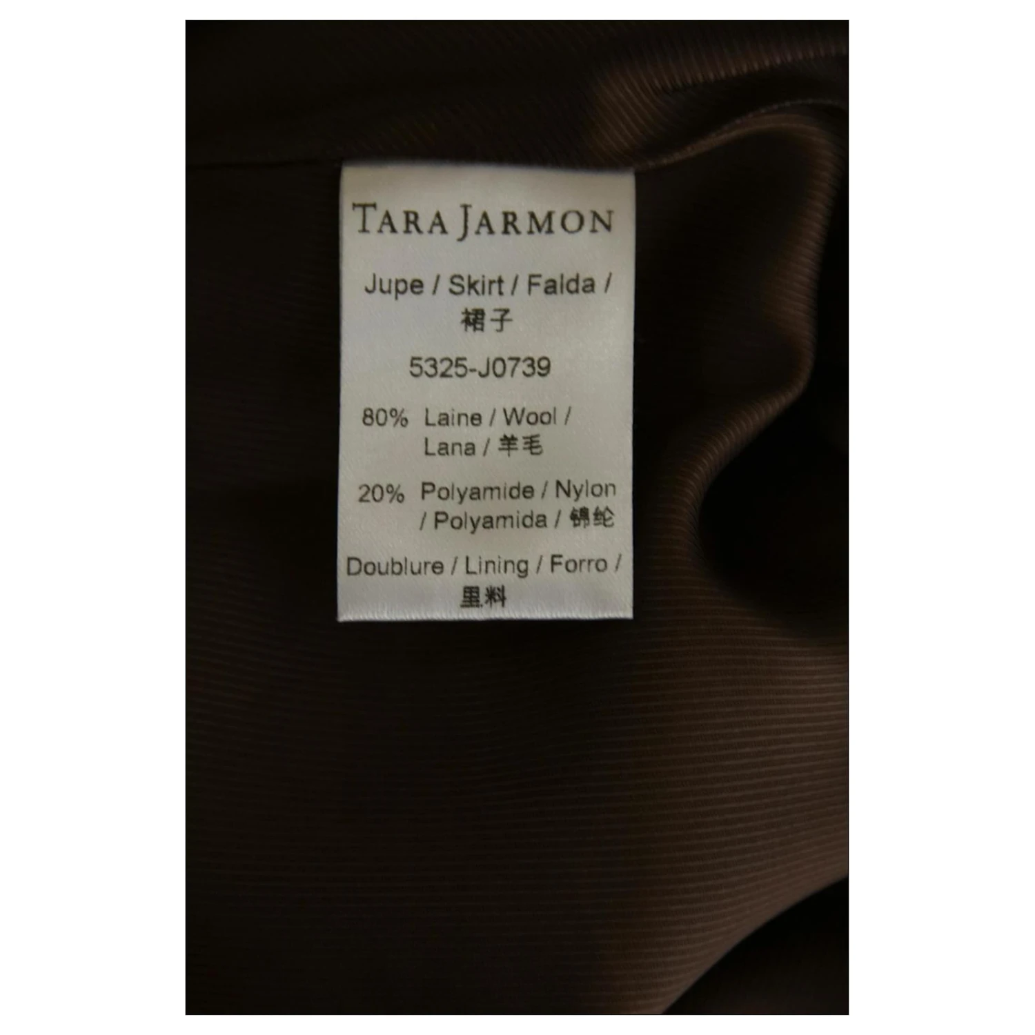 Jupe Tara Jarmon 36 Kaki 6 Jupe Tara Jarmon 36 Kaki – Image 6