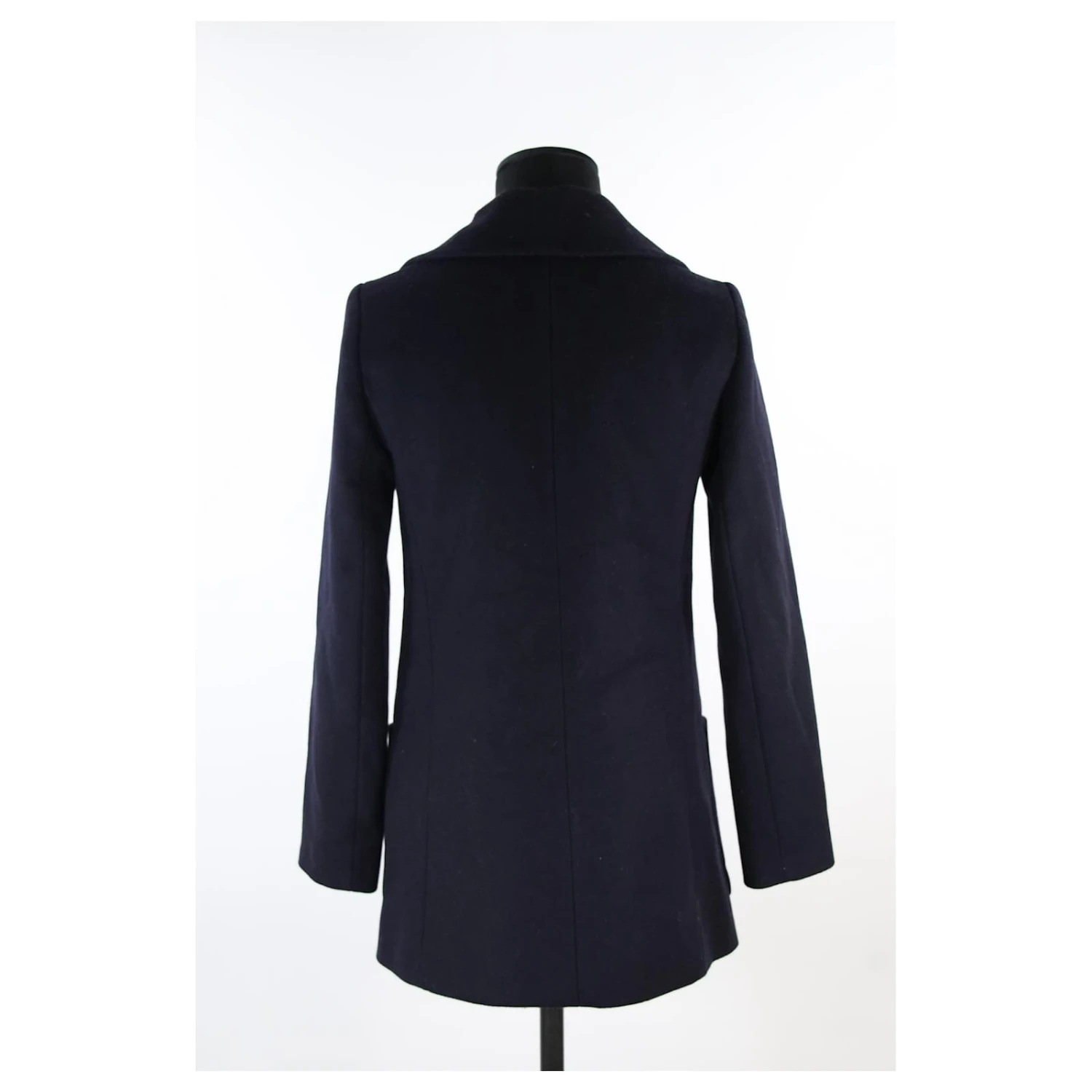 Manteau Tara Jarmon 36 Bleu 3 Manteau Tara Jarmon 36 Bleu – Image 3