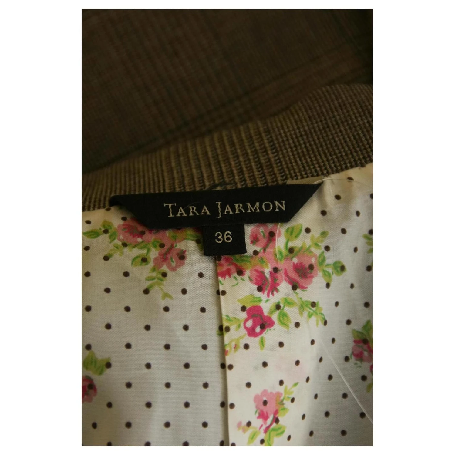 Veste Tara Jarmon 36 Marron 5 Veste Tara Jarmon 36 Marron – Image 5