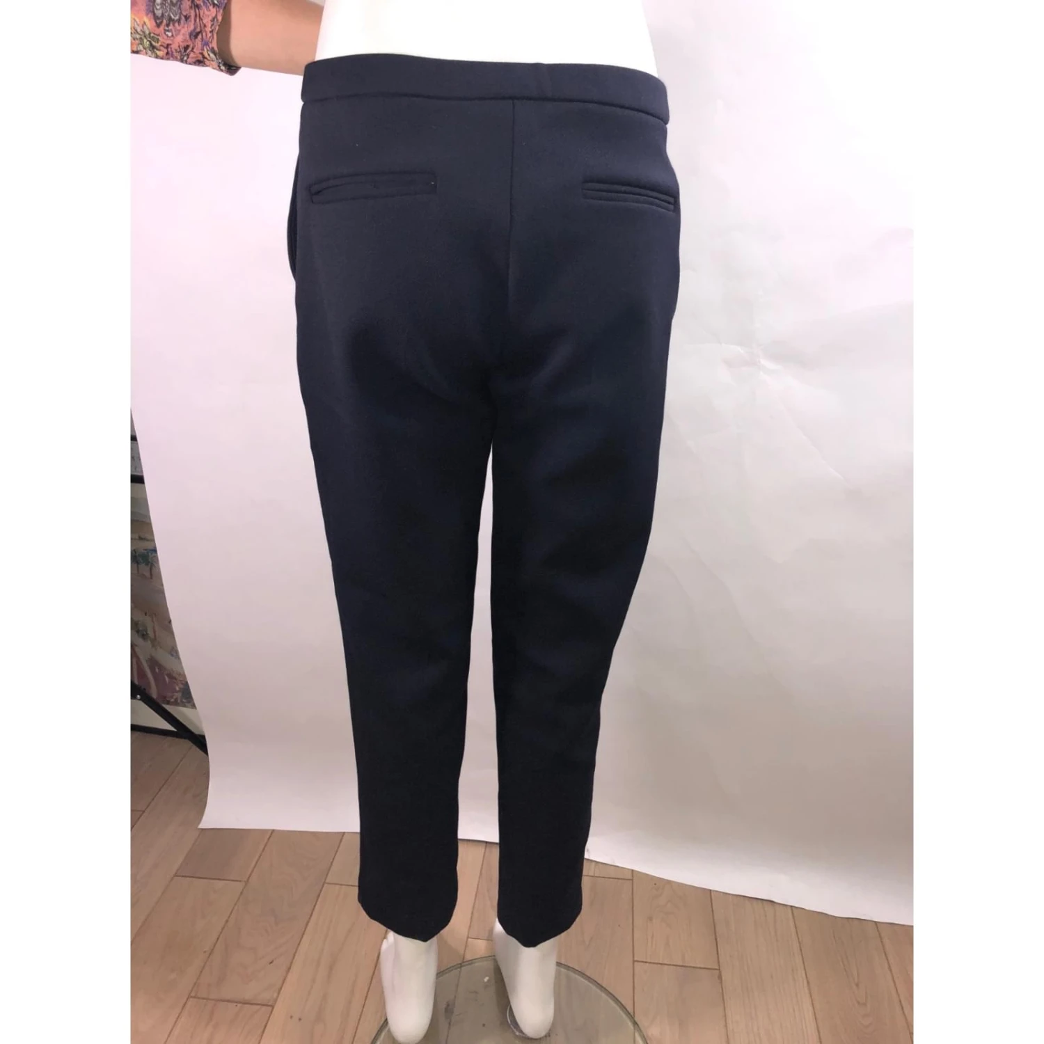 Tara Jarmon Pantalon Tailleur Bleu Marine 3 Tara Jarmon Pantalon Tailleur Bleu Marine – Image 3