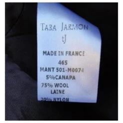 Manteau Court Tara Jarmon Taille 38 Violet Foncé 13 Manteau Court Tara Jarmon Taille 38 Violet Foncé -Place 778345 6