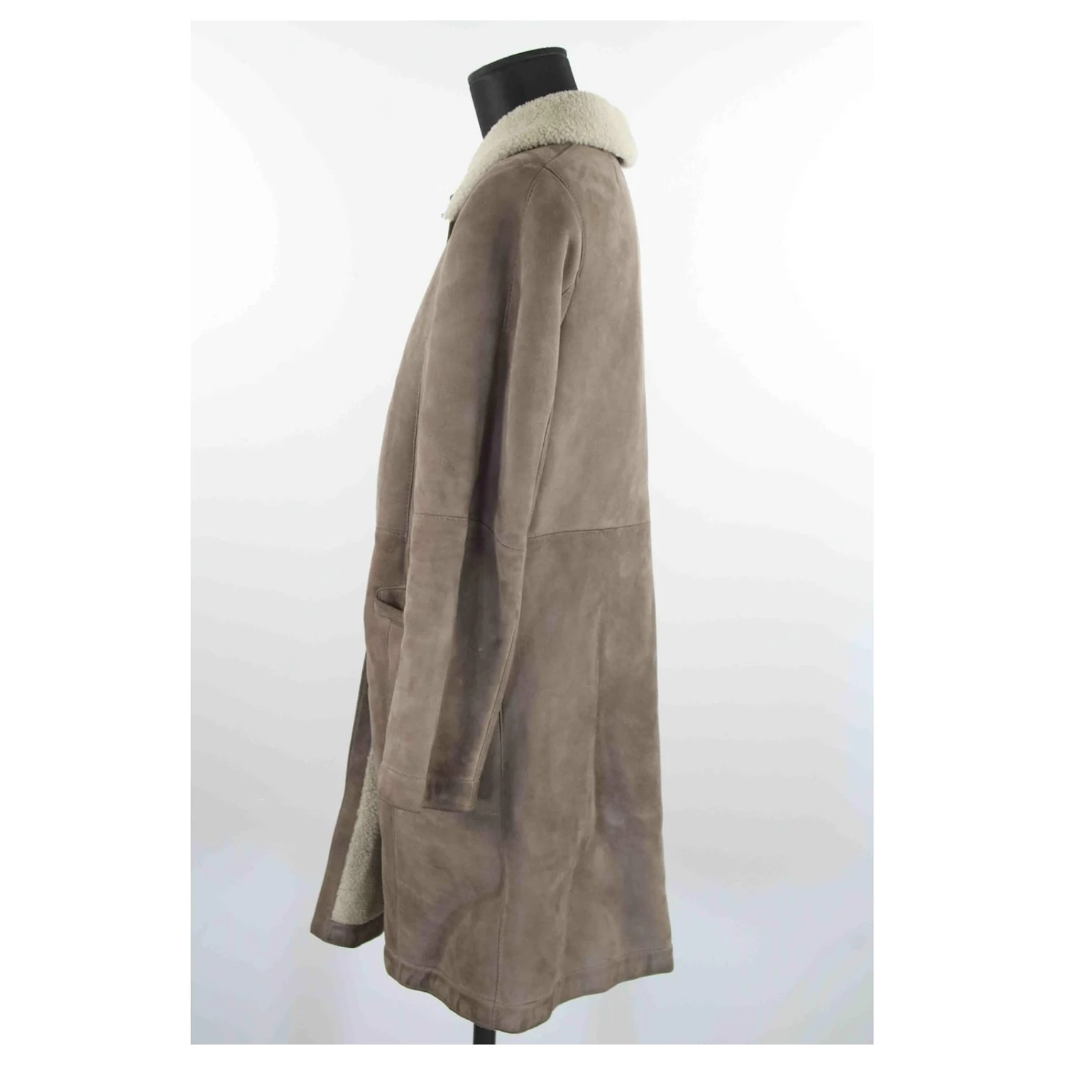 Manteau Tara Jarmon 36 Beige 2 Manteau Tara Jarmon 36 Beige – Image 2