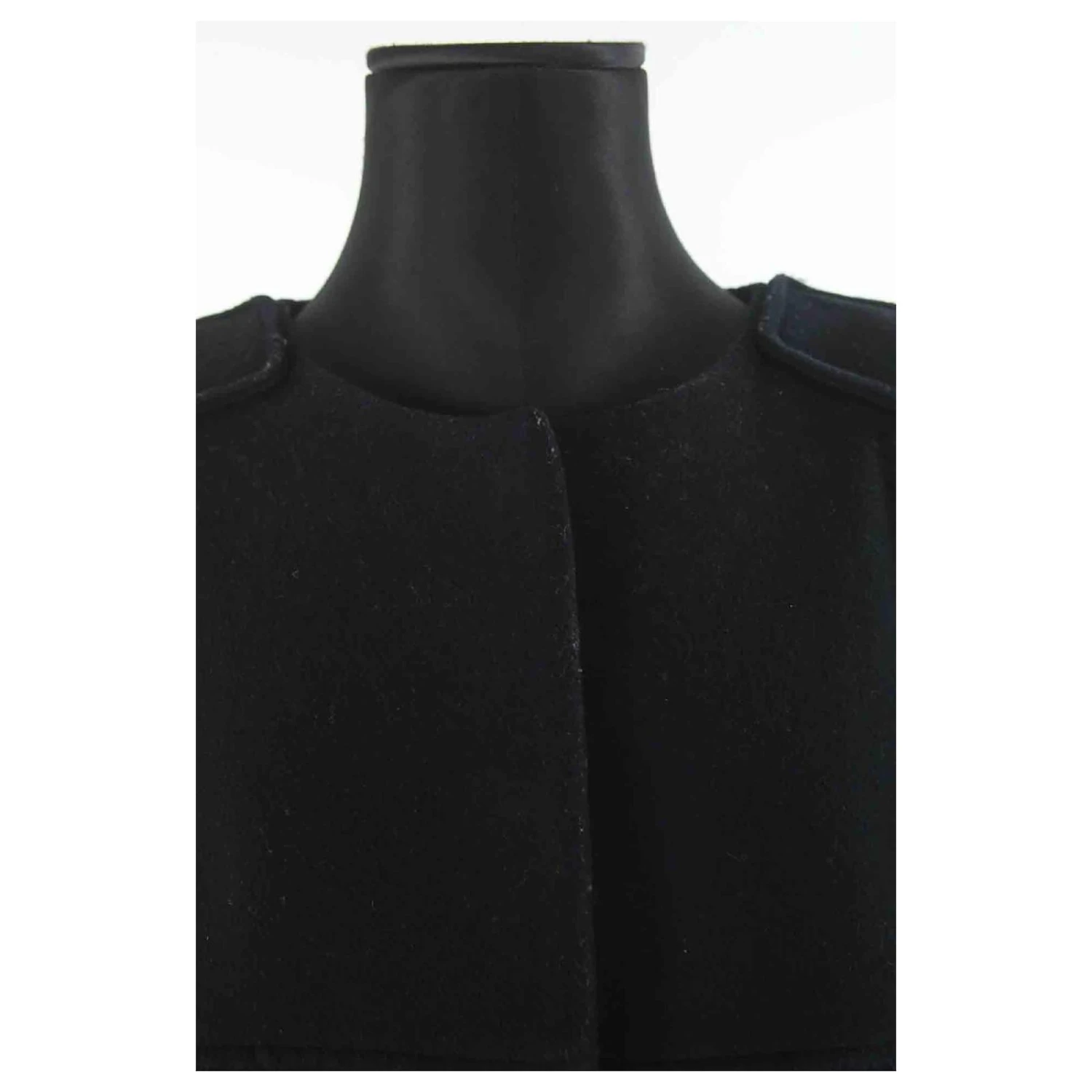 Manteau Tara Jarmon 42 Noir 4 Manteau Tara Jarmon 42 Noir – Image 4