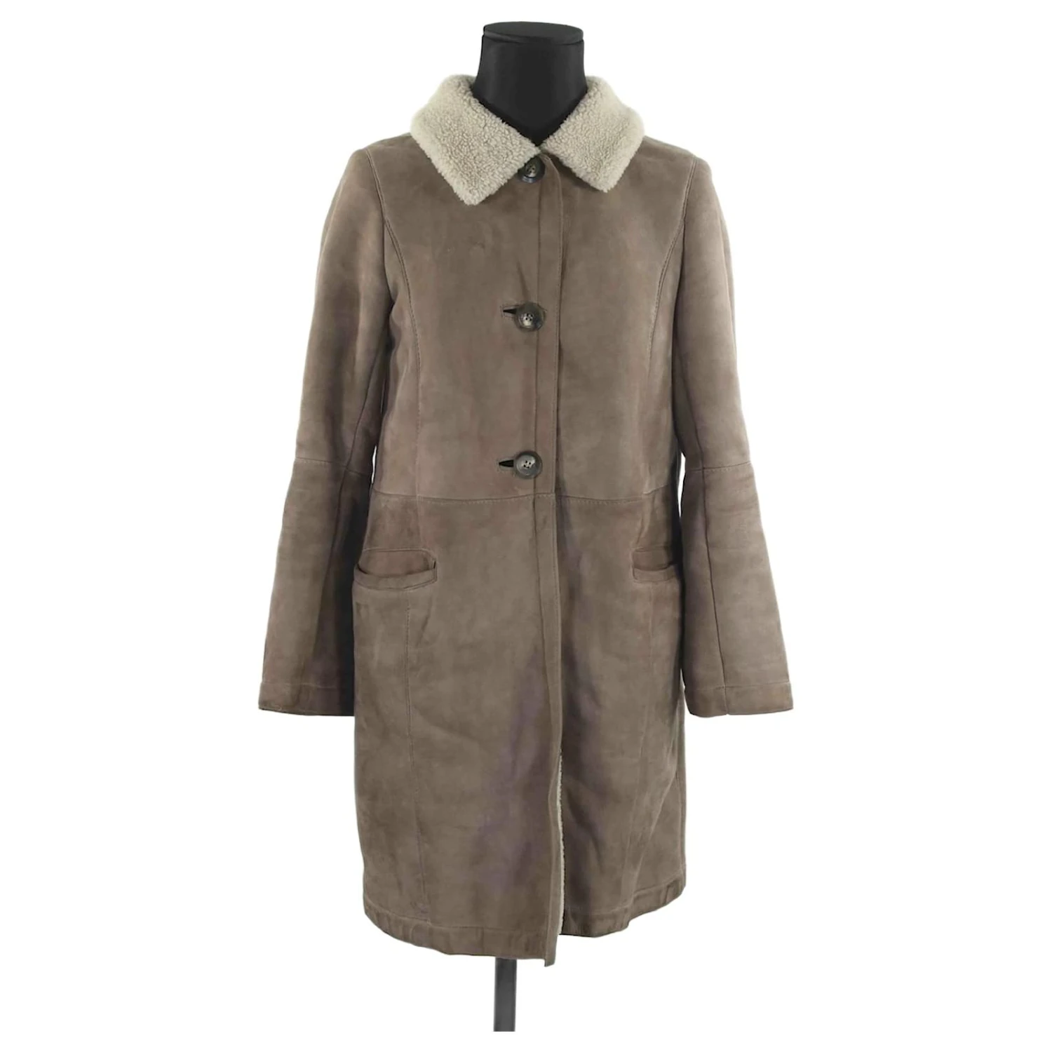 Manteau Tara Jarmon 36 Beige 1 Manteau Tara Jarmon 36 Beige