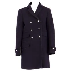 Tara Jarmon Manteau Bleu Marine