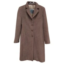 Manteay Tara Jarmon Alpaga & Laine T 38 Marron