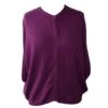 Tara Jarmon Cardigan Poncho Violet