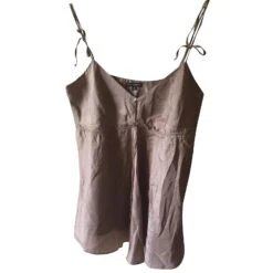 Tara Jarmon Top Marron Clair